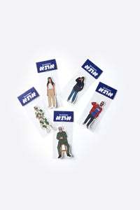מדבקת ויניל האנשים של אתא