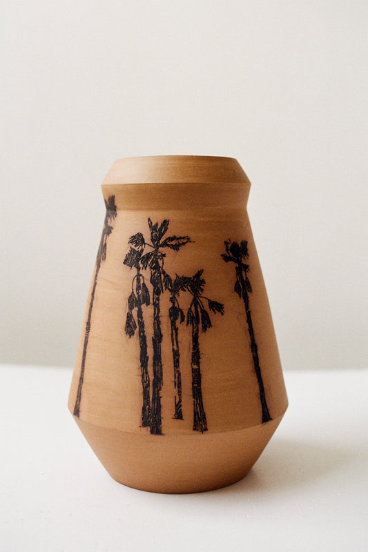 Jar- Palm Tree